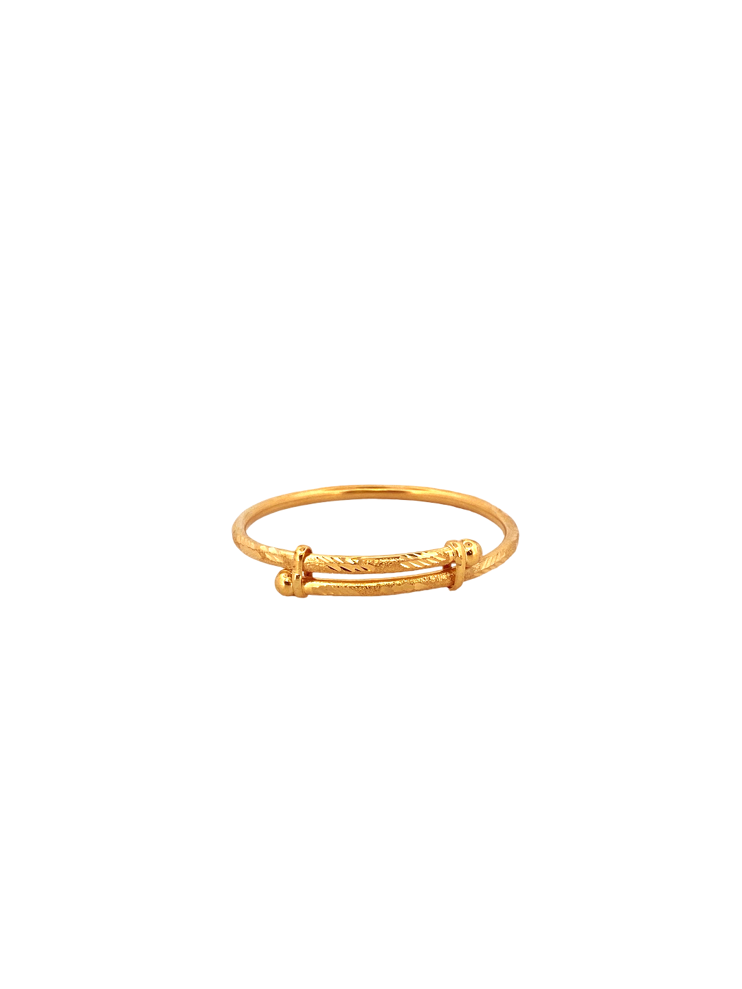 22K Gold Designer Baby Bangle