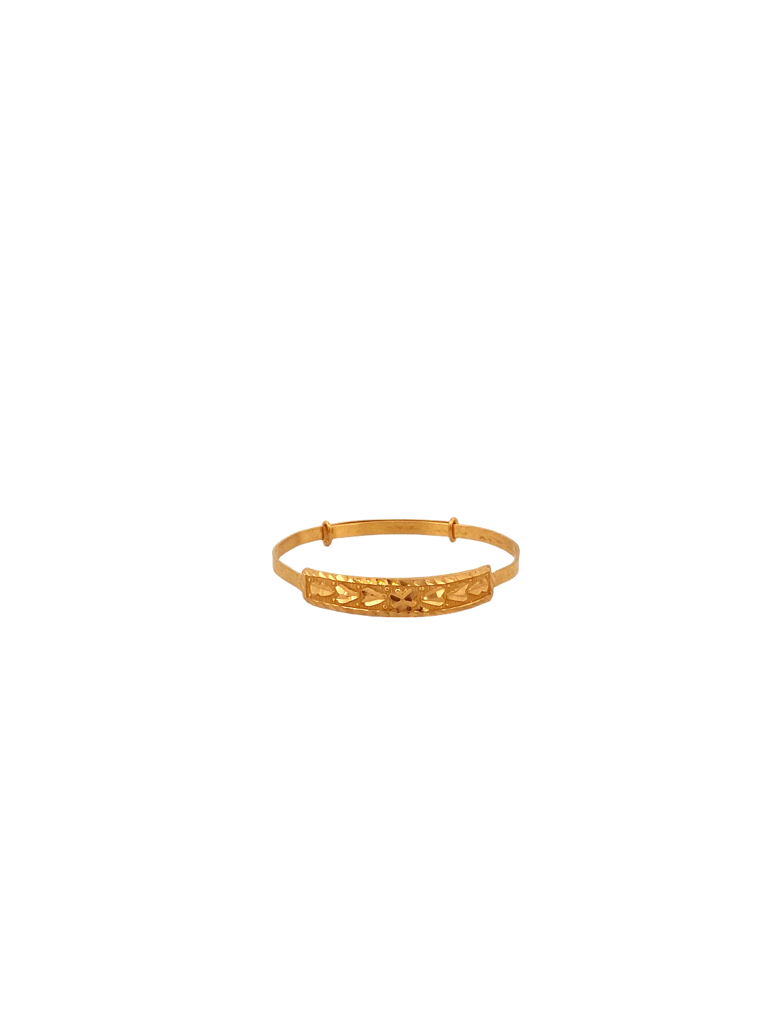 22K Gold Designer Baby Bangle
