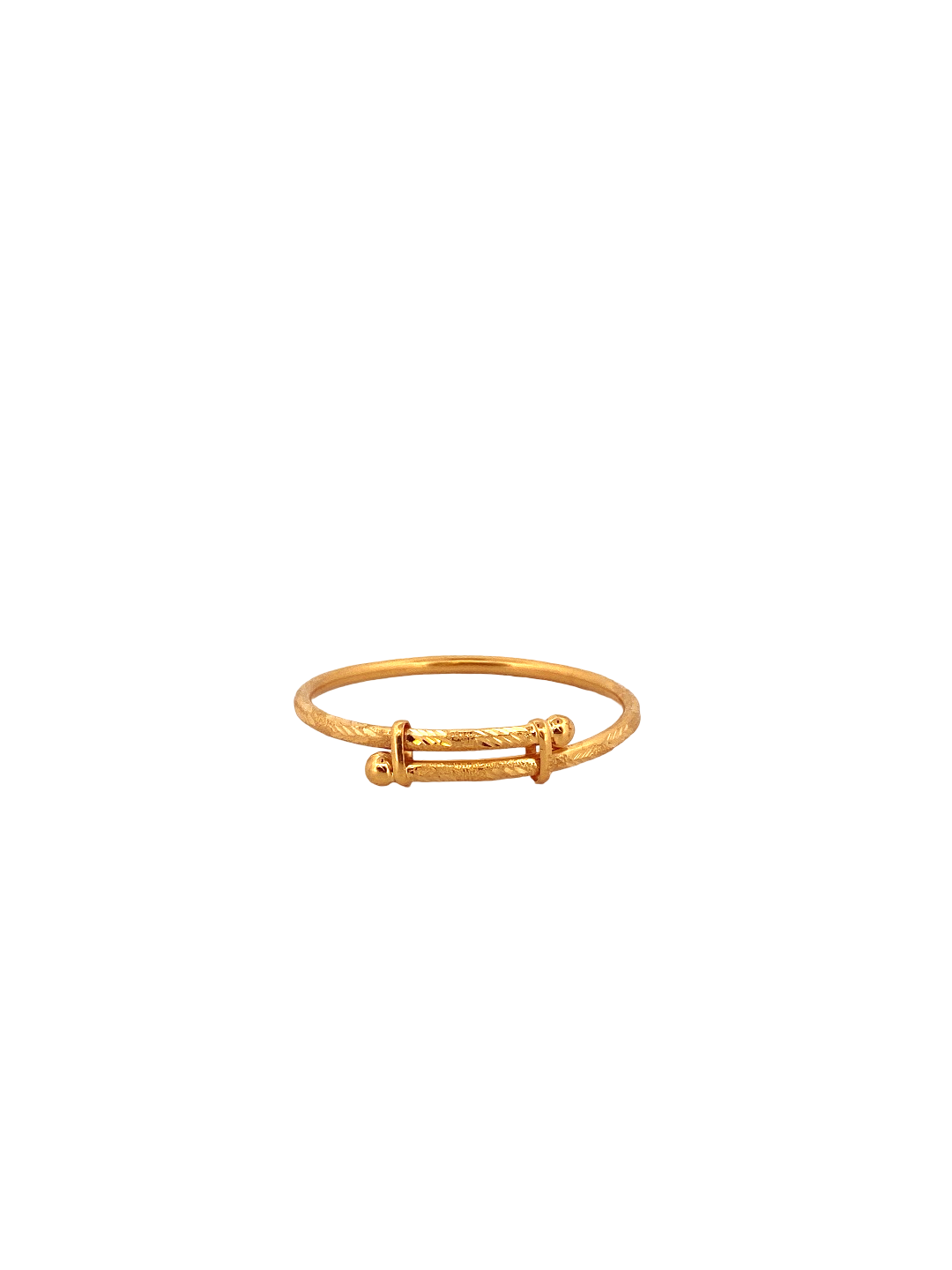 22K Gold Designer Baby Bangle