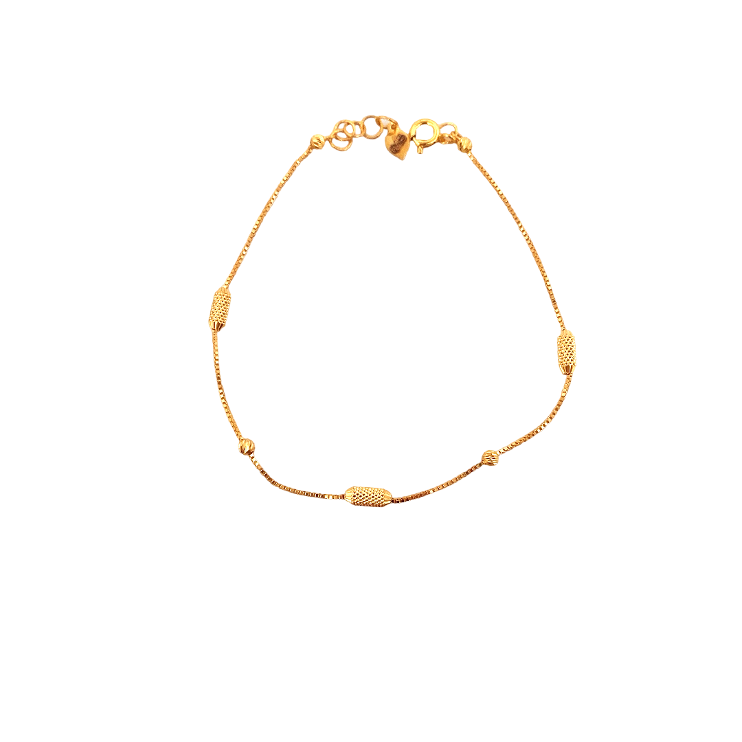 22K Gold Designer Ladies Bracelet