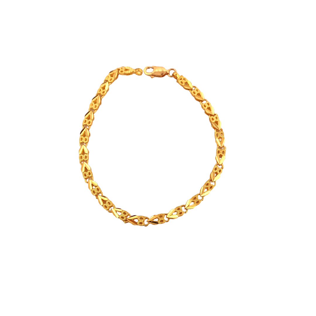 22K Gold Designer Ladies Bracelet