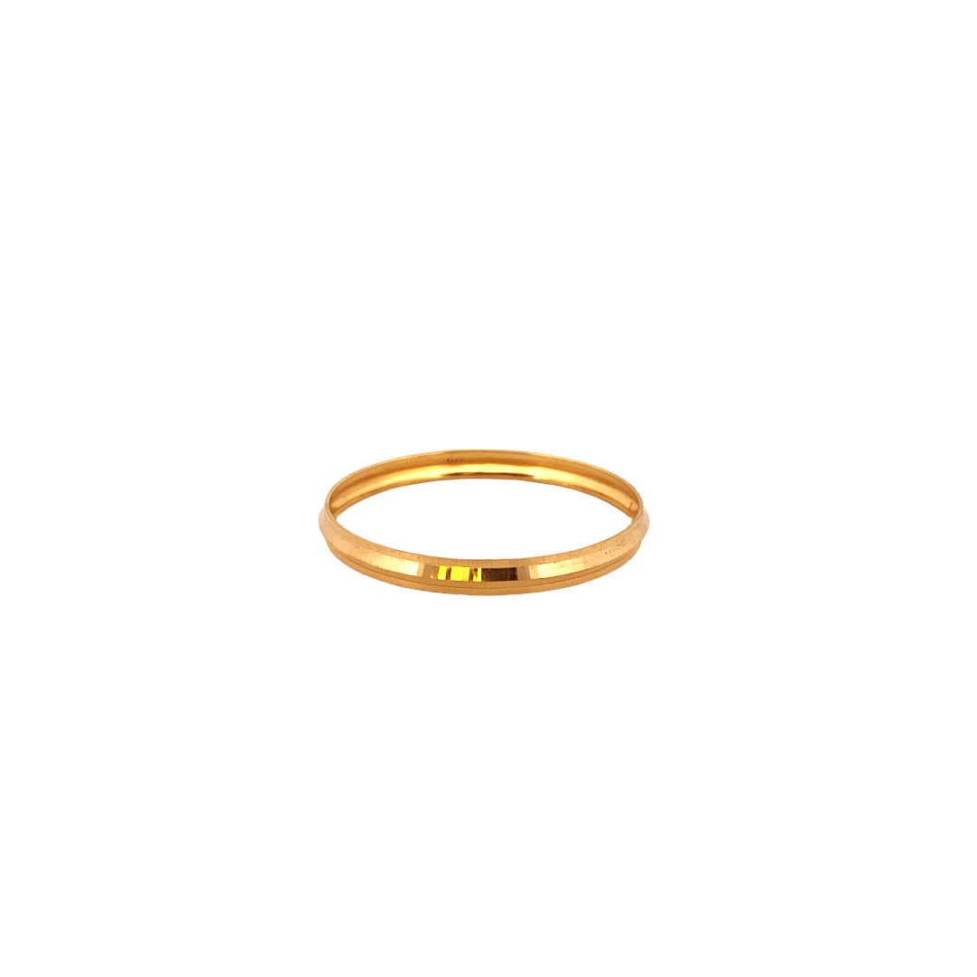 22K Gold Designer Baby Bangle
