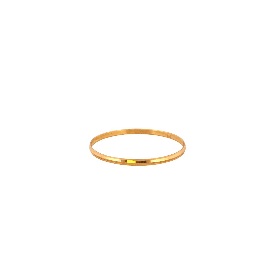 22K Gold Designer Baby Bangle