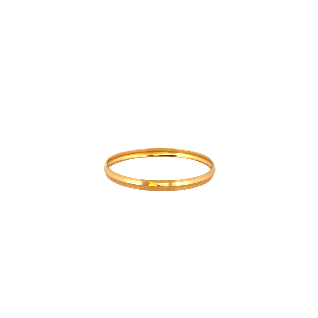 22K Gold Designer Baby Bangle
