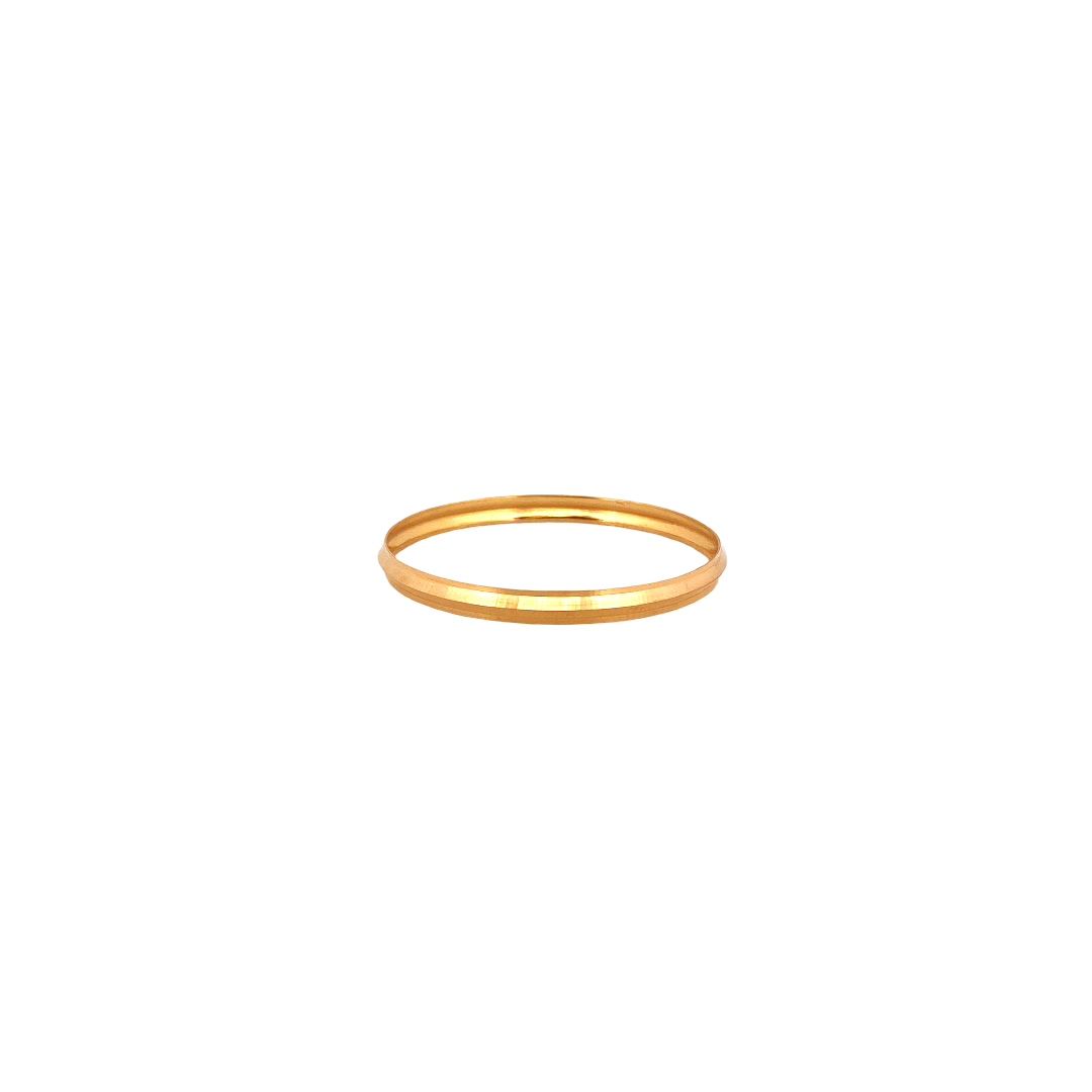 22K Gold Designer Baby Bangle