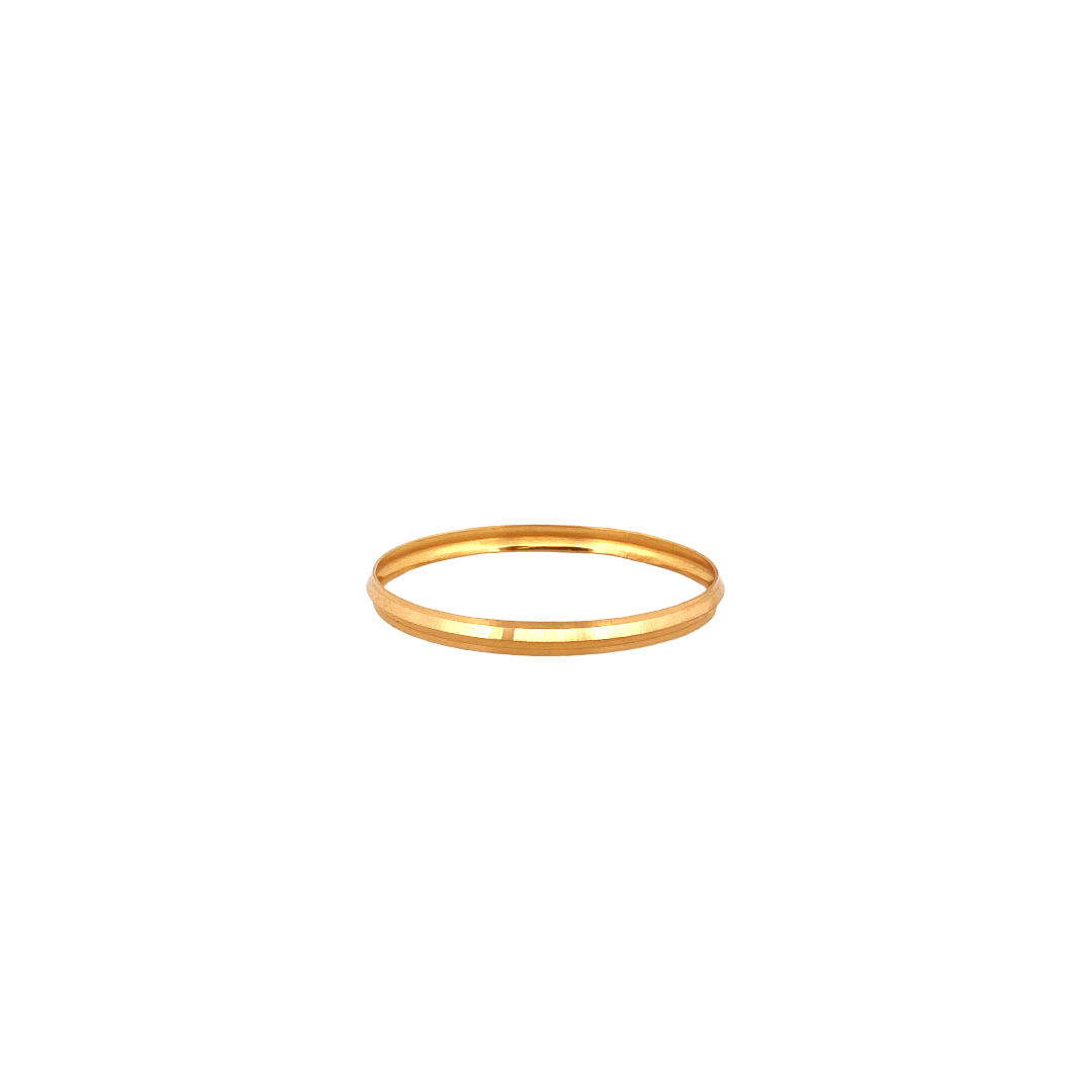 22K Gold Designer Baby Bangle