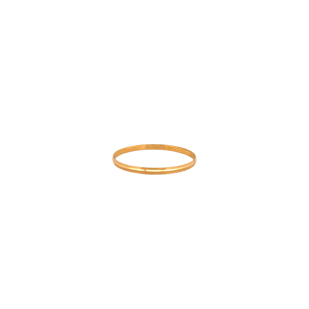 22K Gold Designer Baby Bangle