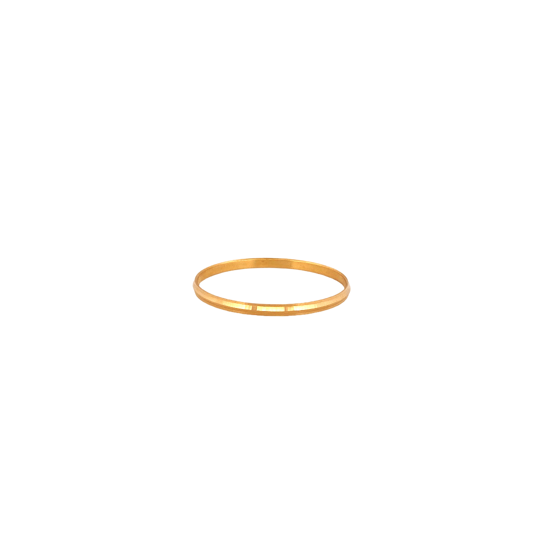 22K Gold Designer Baby Bangle