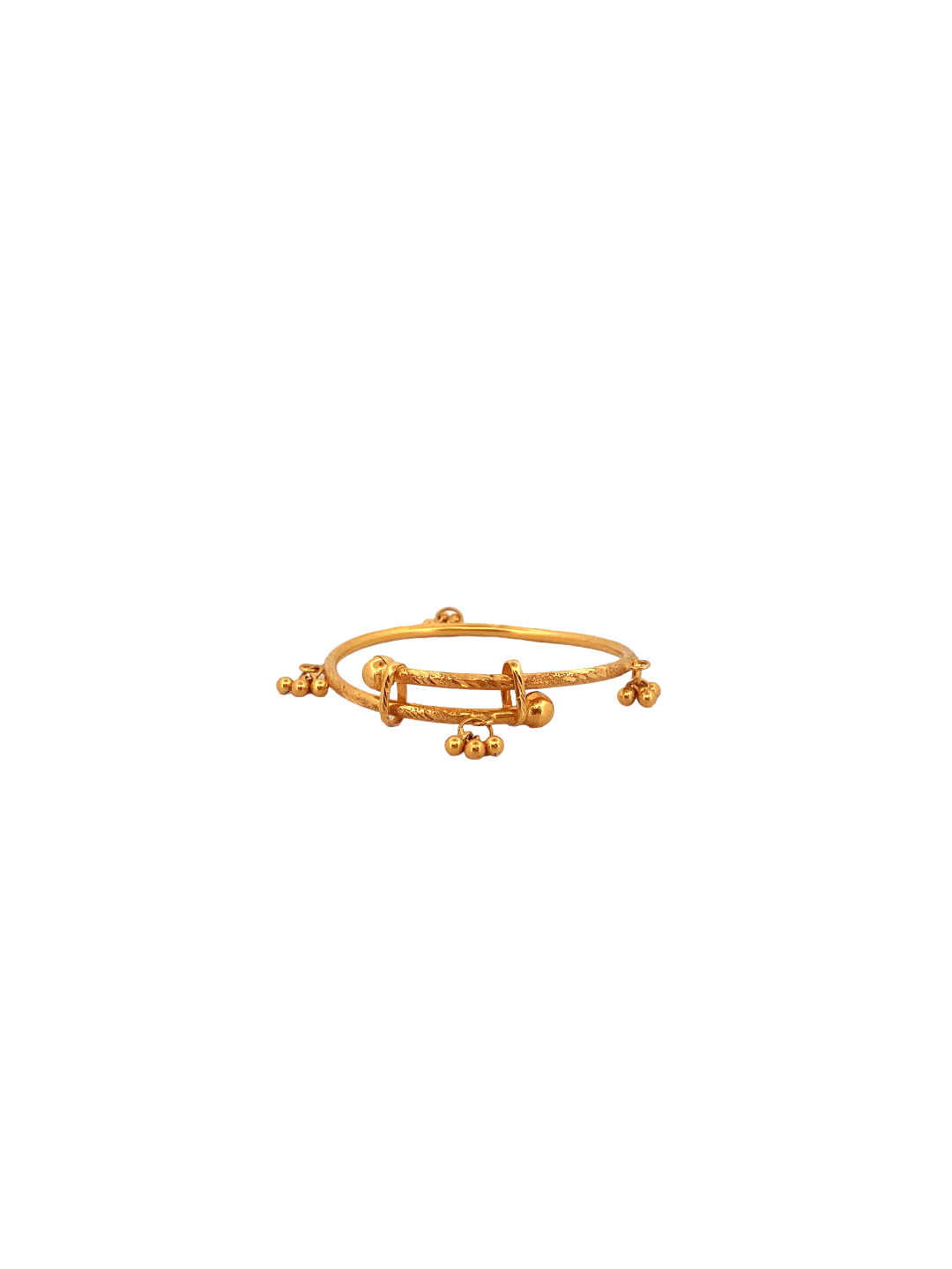 22K Gold Designer Baby Bangle