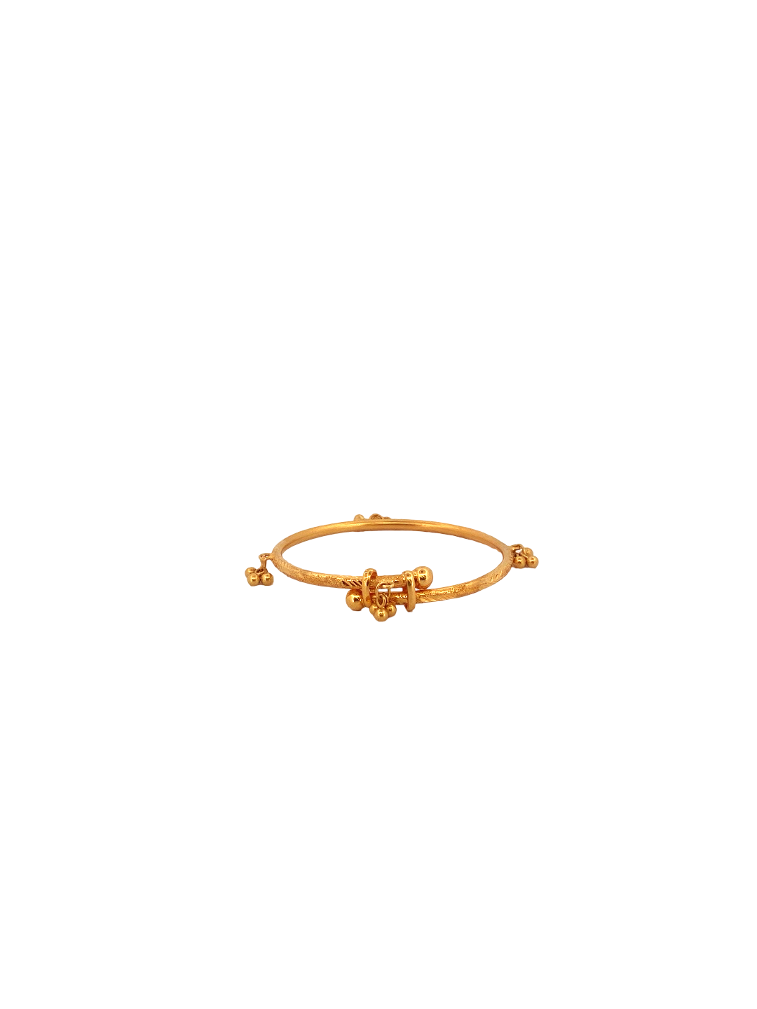 22K Gold Designer Baby Bangle