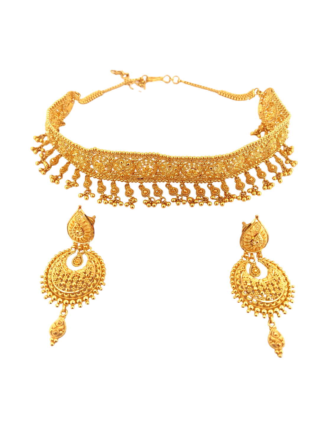 22K Gold Designer Jewellery Set