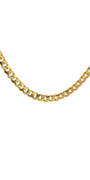 24'' 22K Gold CZ Designer Cuban Chain