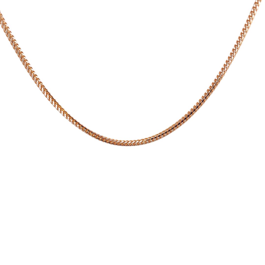 22'' 22K Gold Franco Designer Chain
