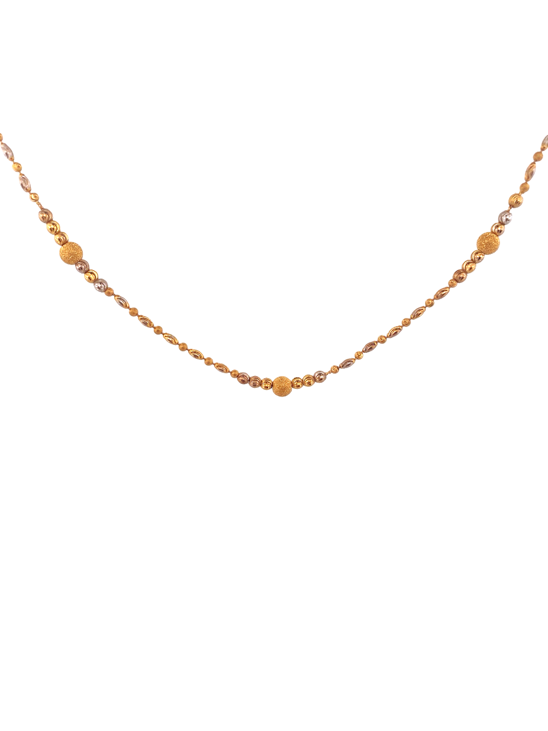 20'' 22K Gold Two-tone Designer Chain