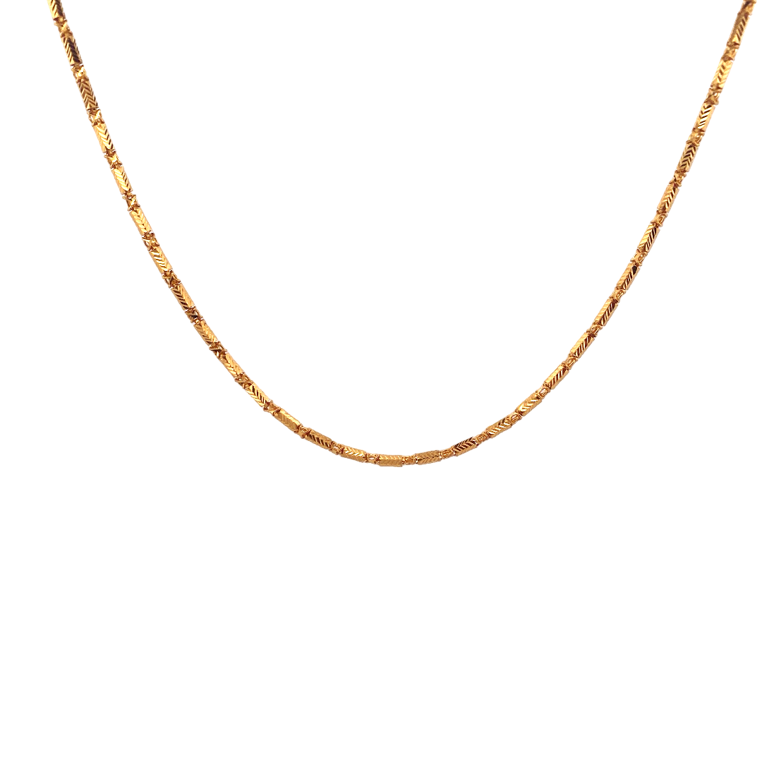 24'' 22K Gold Designer Chain
