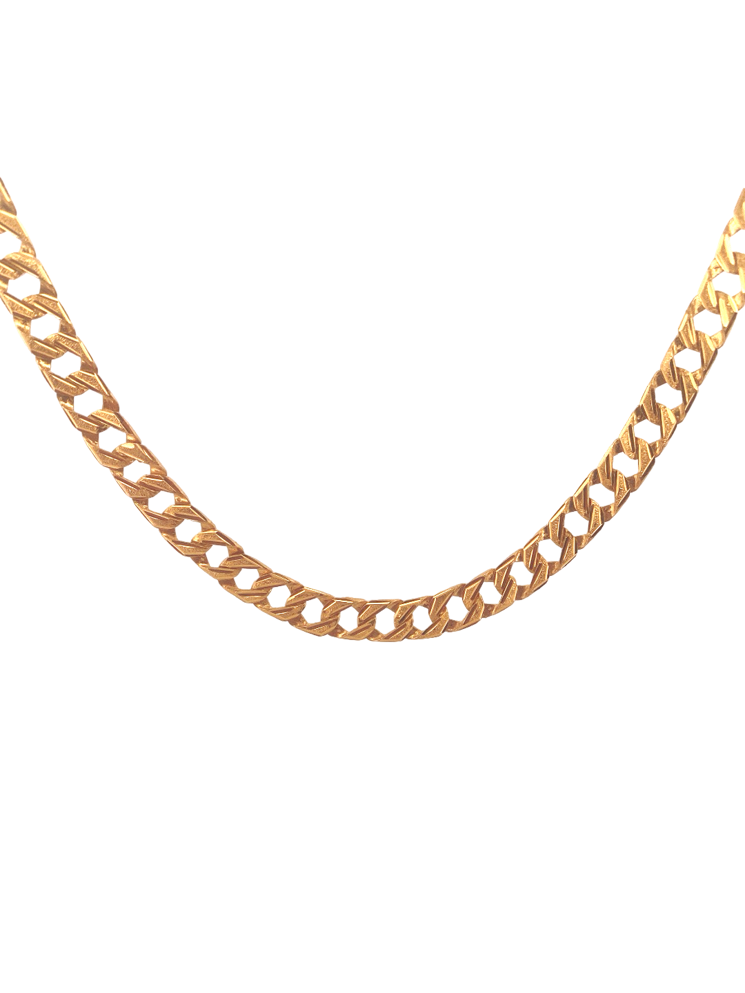 22'' 22K Gold Cuban Link Designer Chain