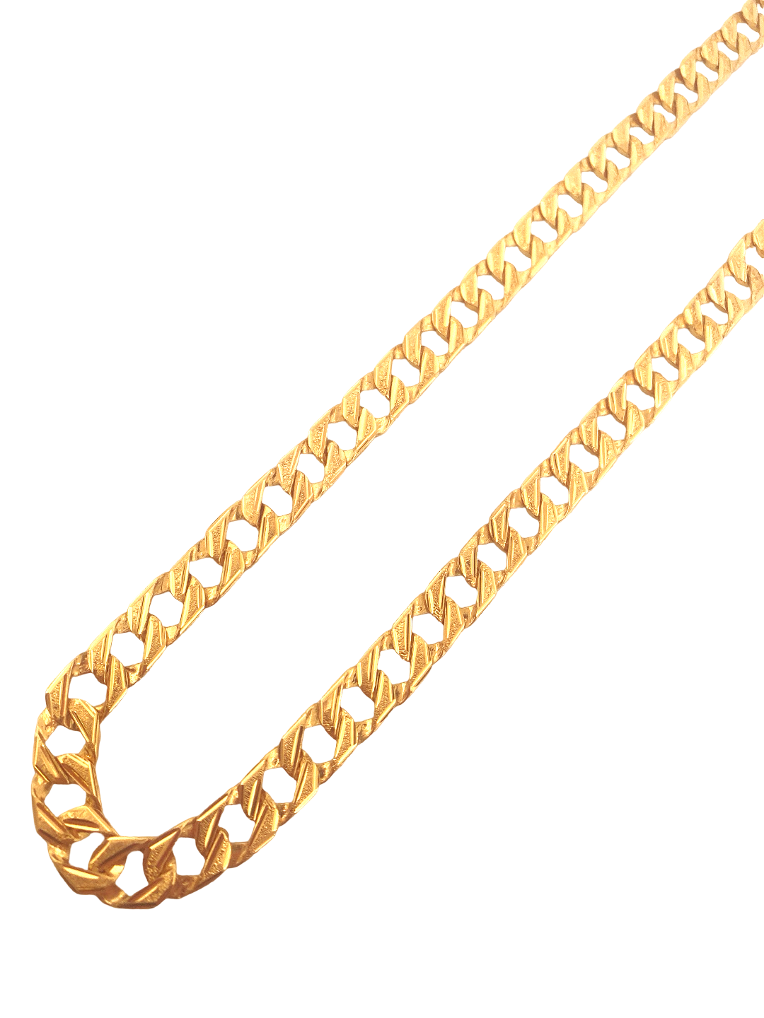 22'' 22K Gold Cuban Link Designer Chain