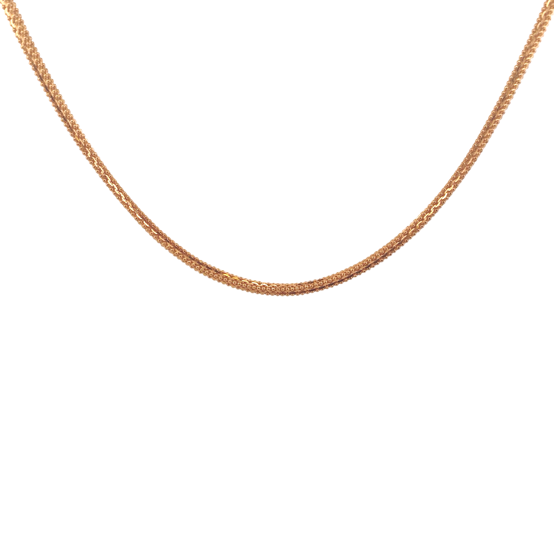22'' 22K Gold Designer Chain