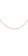 18'' 22K Gold Two-tone Bead Designer Chain