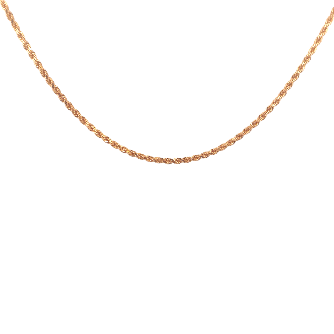 18'' 22K Gold Designer Chain