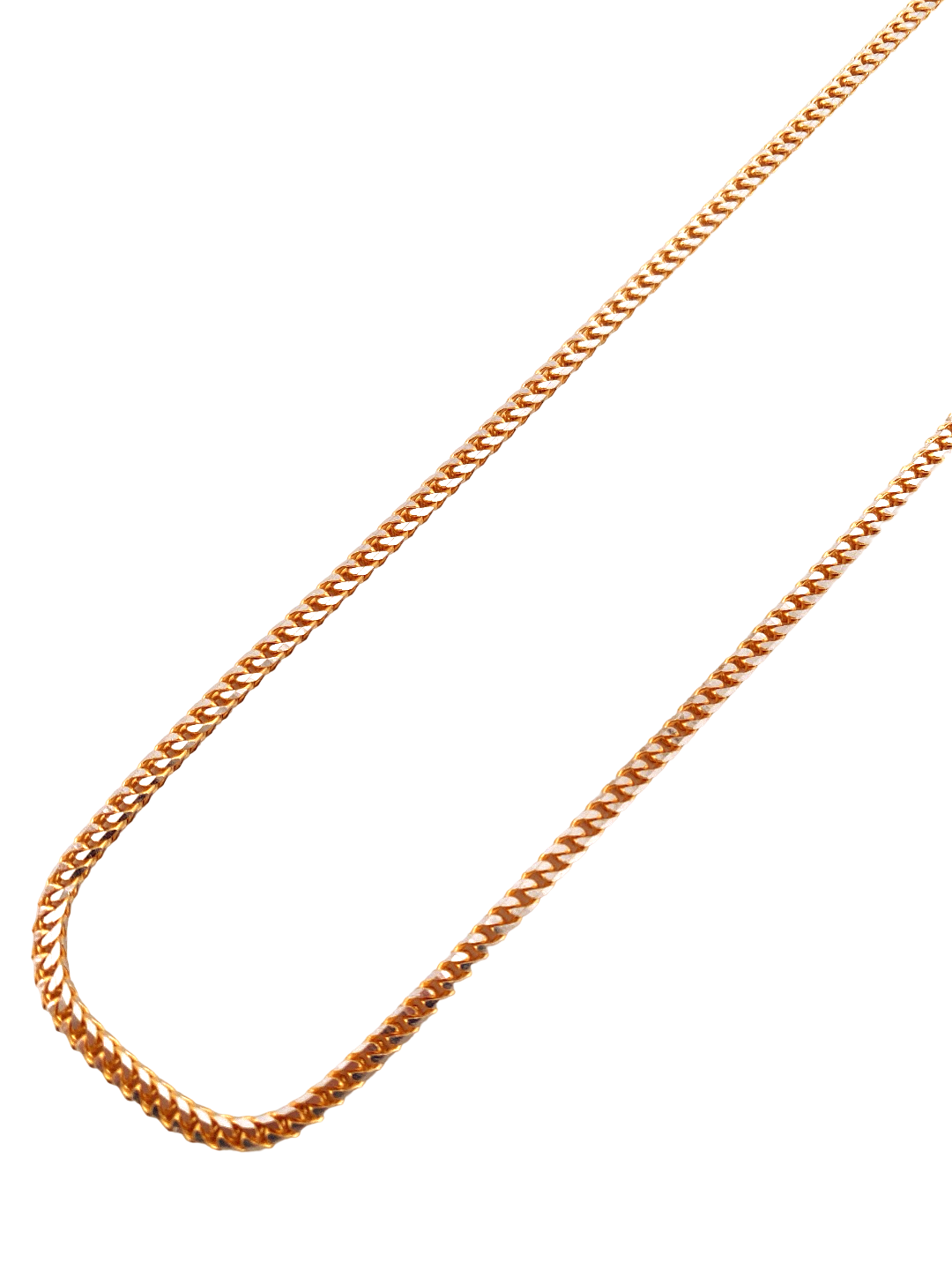 24'' 22K Gold Franco Designer Chain