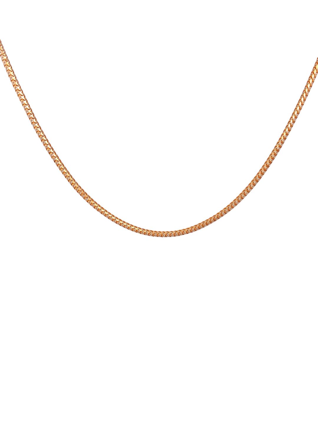 18'' 22K Gold Franco Designer Chain