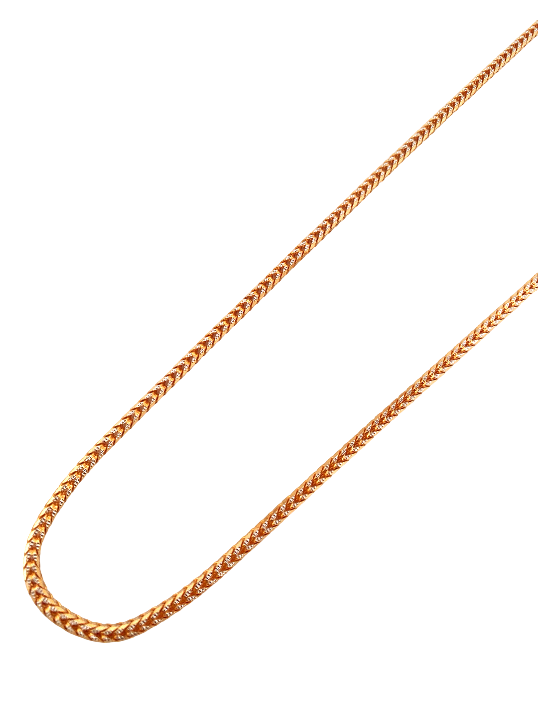18'' 22K Gold Franco Designer Chain