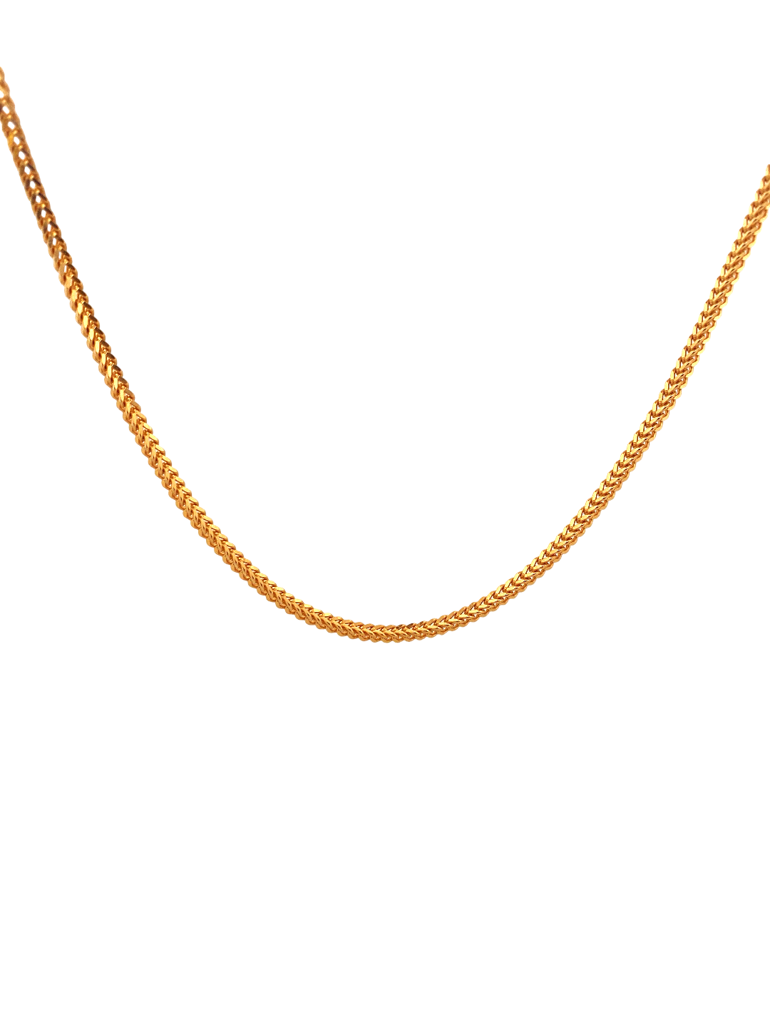 26'' 22K Gold Franco Designer Chain