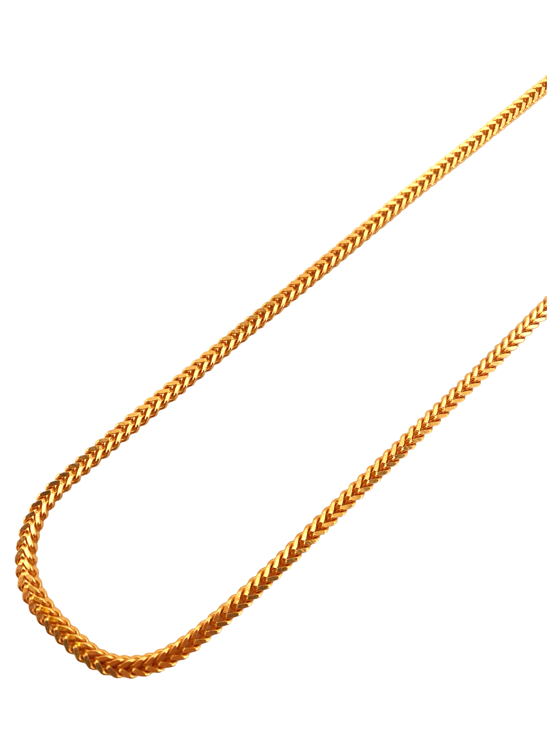 26'' 22K Gold Franco Designer Chain