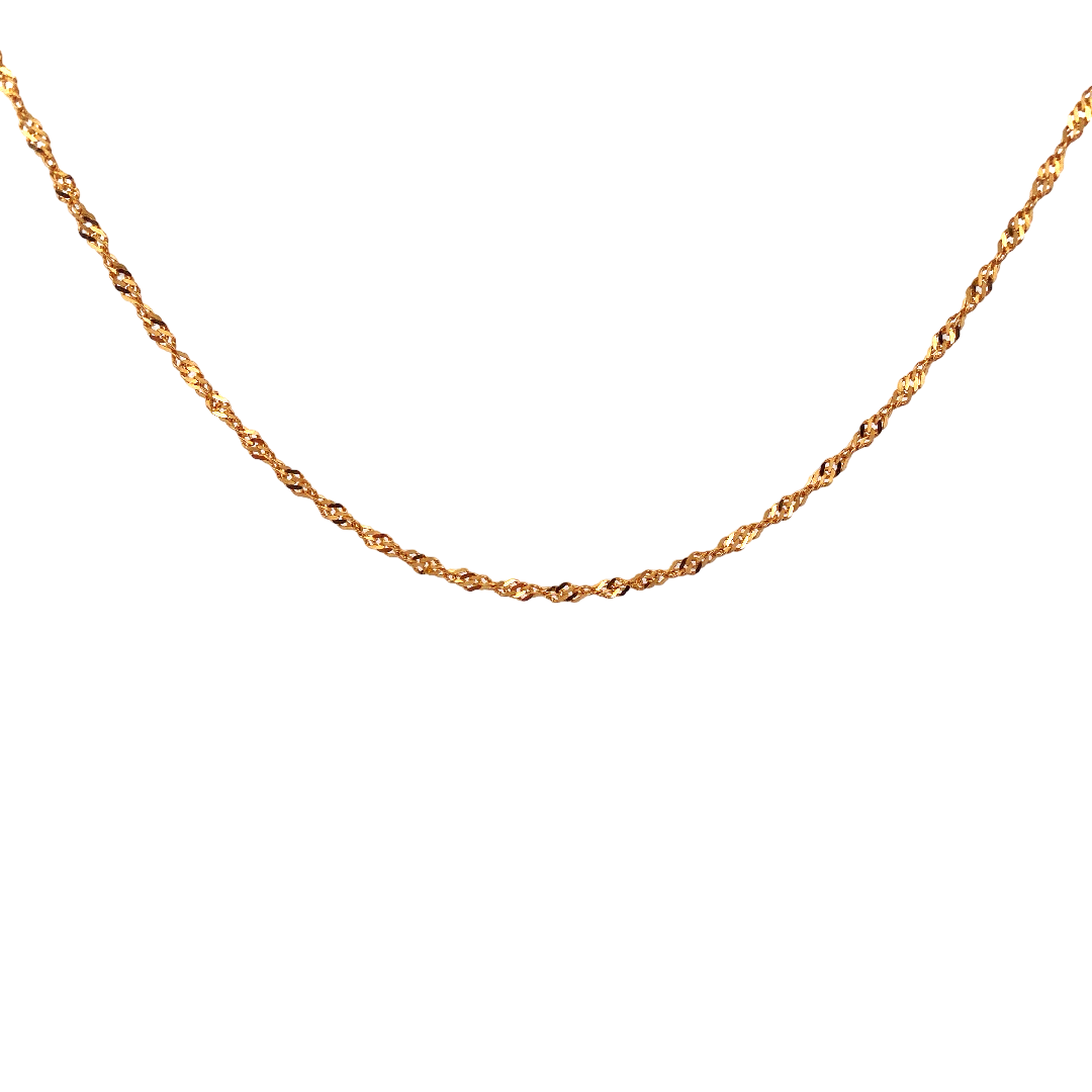 16'' 22K Gold Designer Chain