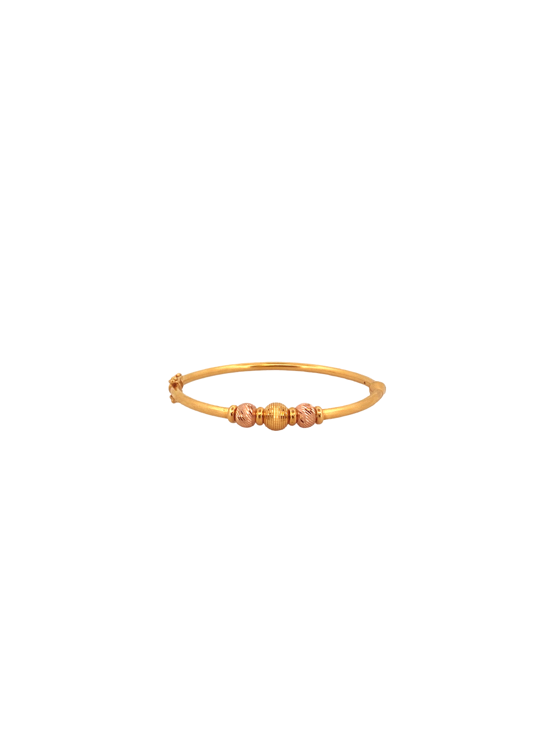 22K Gold Two-tone Designer Ladies Bracelet