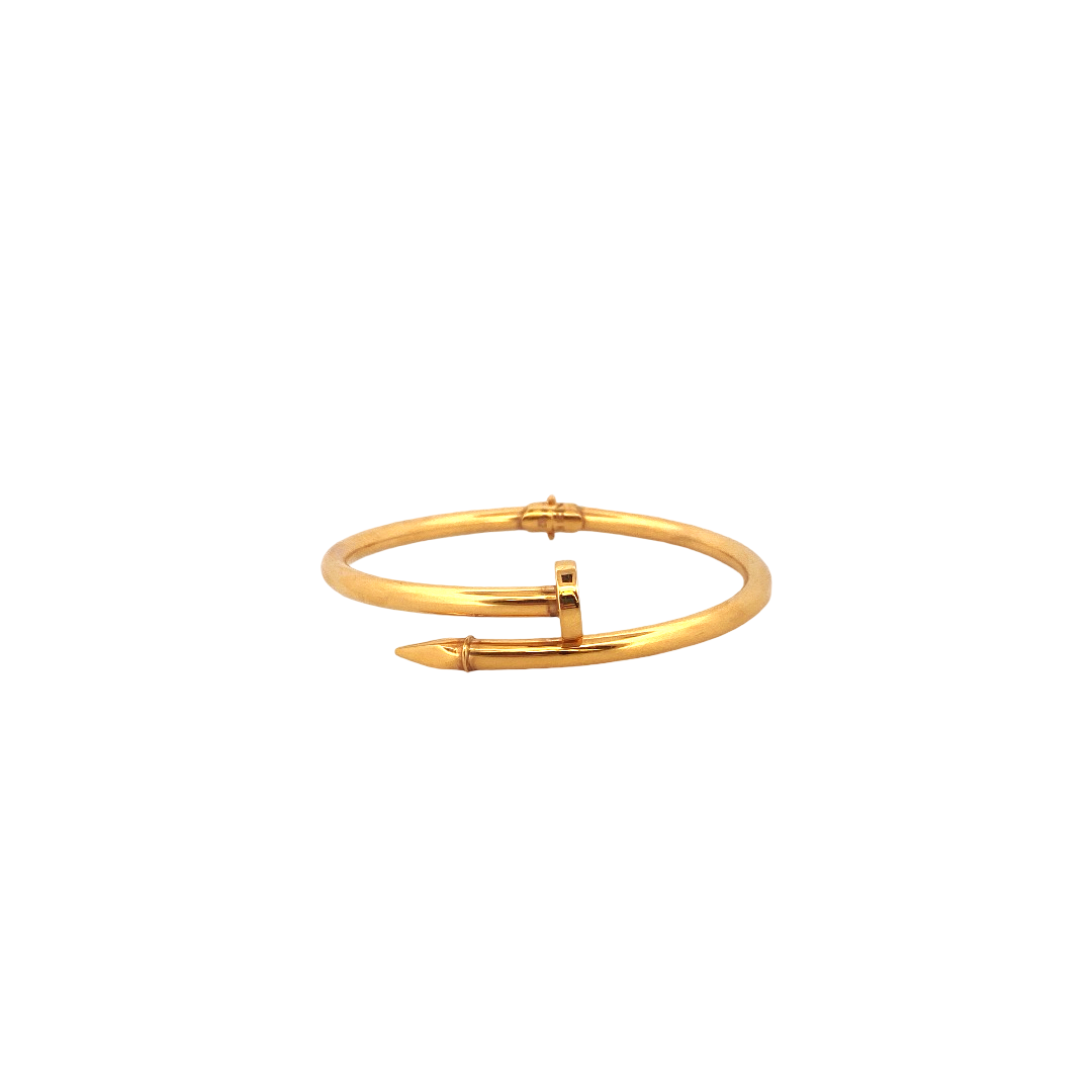 22K Gold Nail Designer Ladies Bracelet