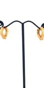 22K Gold Designer Hoop Earrings