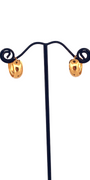 22K Gold Designer Hoop Earrings