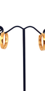 22K Gold Designer Hoop Earrings