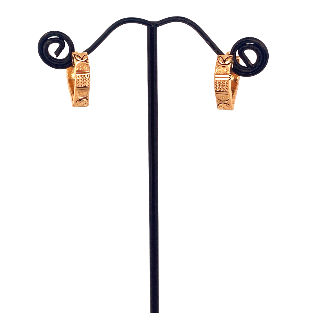 22 Gold Designer Hoop Earrings