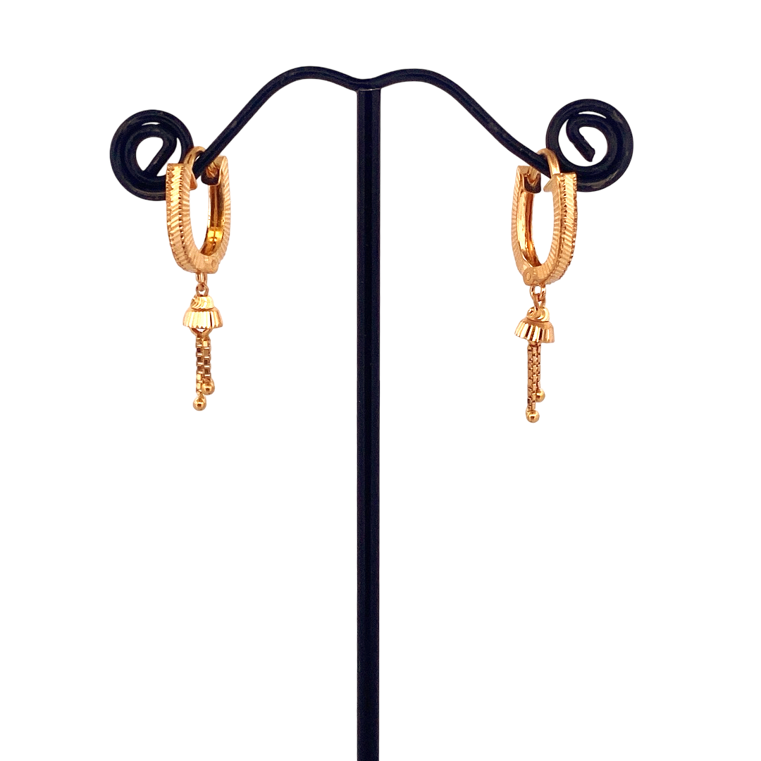 22 Gold Designer Hoop Earrings