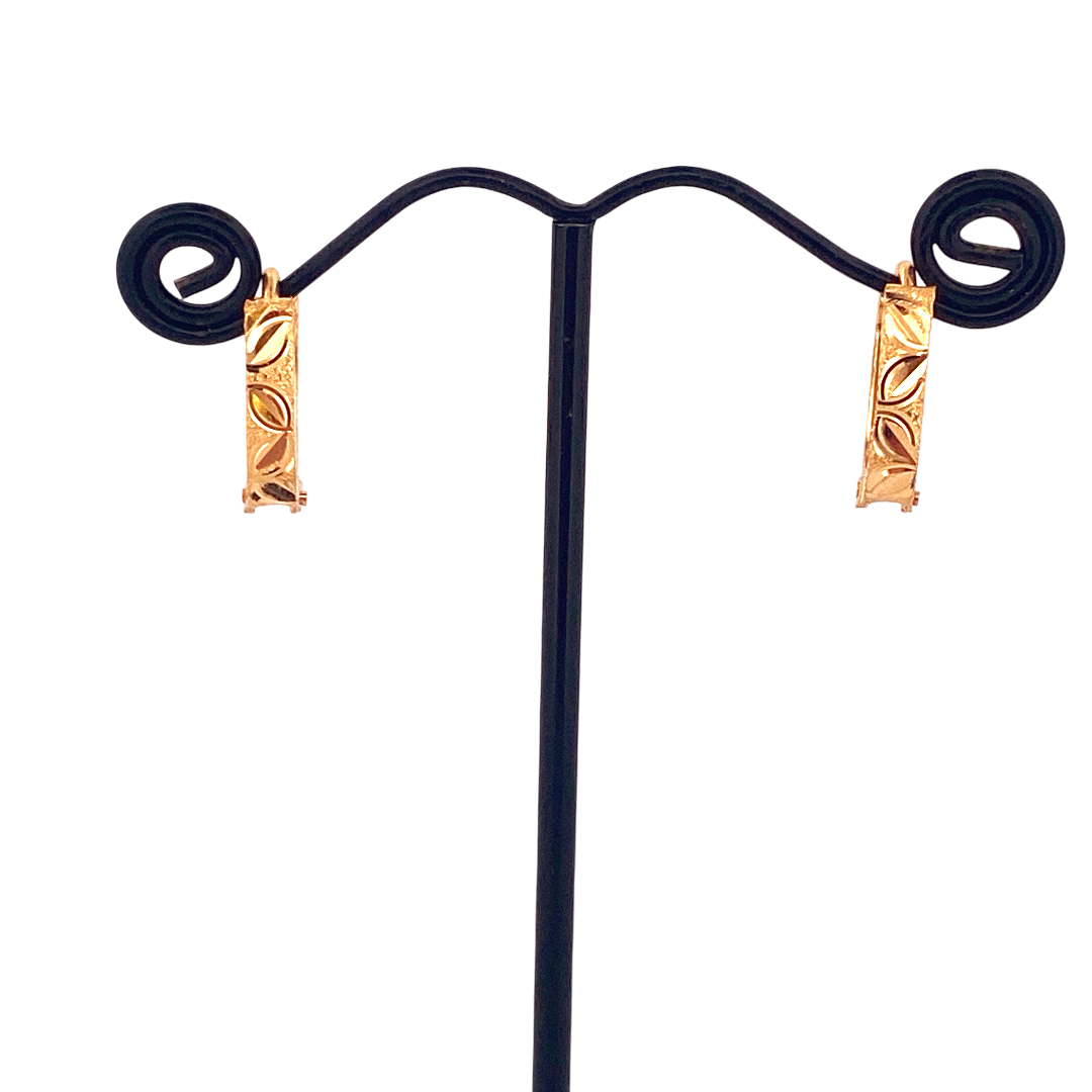 22 Gold Designer Hoop Earrings