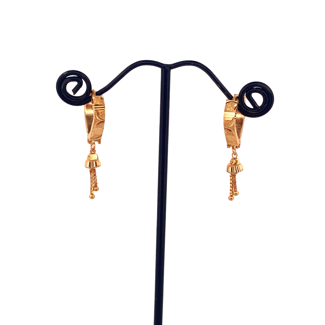 22 Gold Designer Hoop Earrings