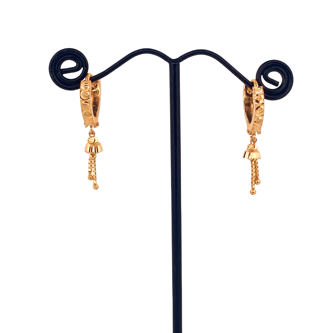 22 Gold Designer Hoop Earrings