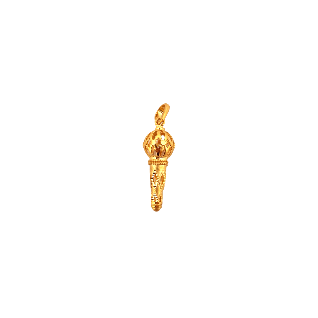 22K Gold Designer Pendant