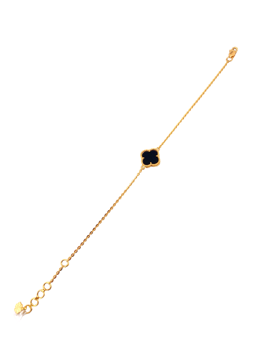 22K Gold Flower Designer Ladies Bracelet