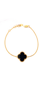 22K Gold Flower Designer Ladies Bracelet