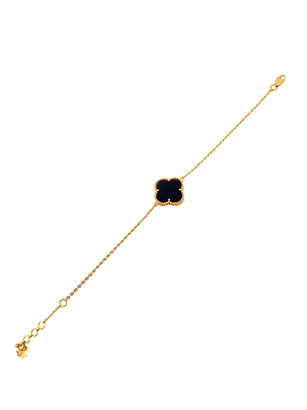 22K Gold Flower Designer Ladies Bracelet