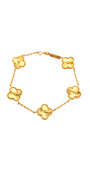 22K Gold Flower Designer Ladies Bracelet