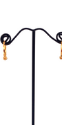 22K Gold Designer Hoop Earrings