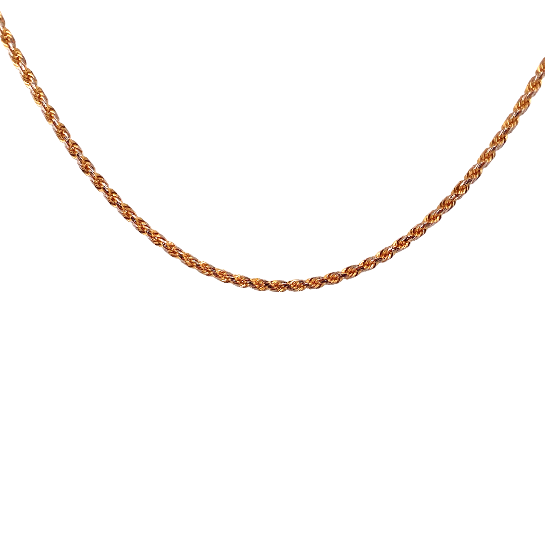 20'' 22K Gold Disco Designer Chain