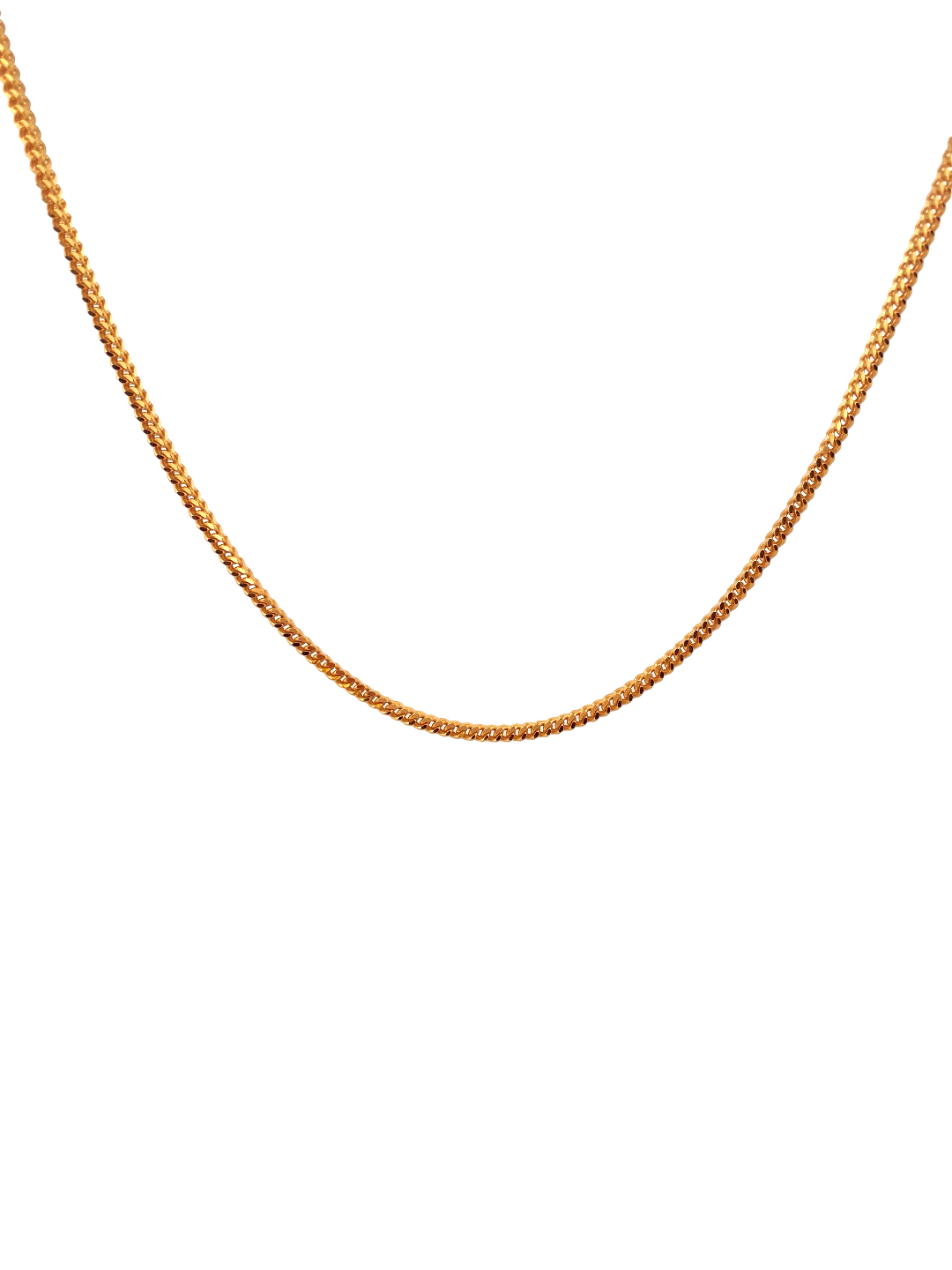 24'' 22K Gold Franco Designer Chain