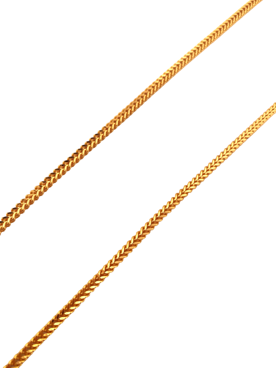 24'' 22K Gold Franco Designer Chain