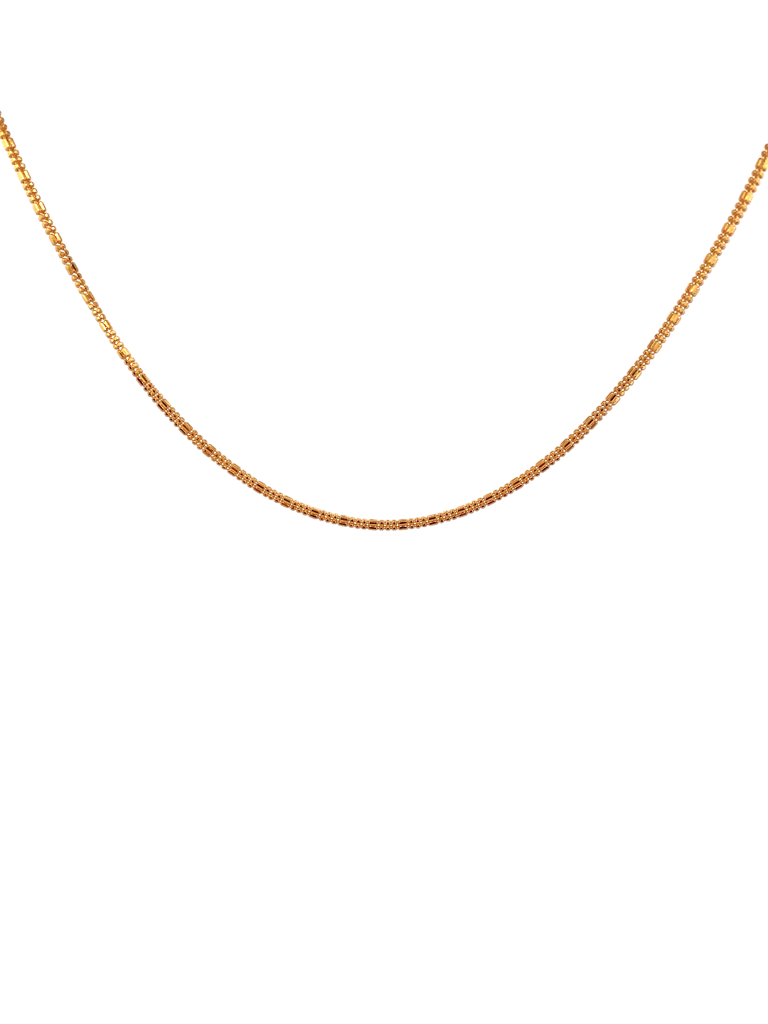 18'' 22K Gold Designer Chain